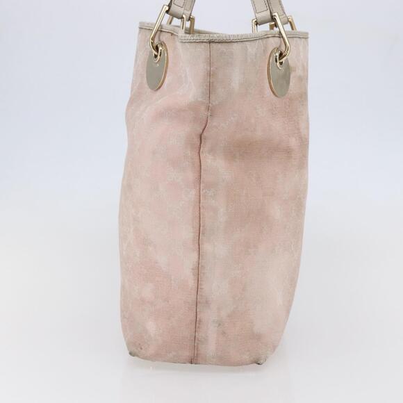 GUCCI GG Canvas Tote Bag Pink Gold - Picture 5 of 12